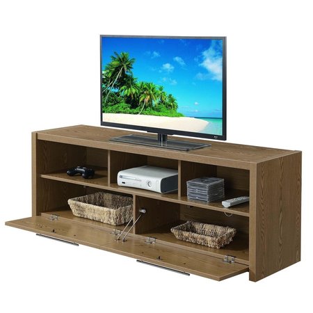 CONVENIENCE CONCEPTS 60 in. Newport Marbella TV Stand, Driftwood - 60 x 15.5 x 21.75 in. HI2540046